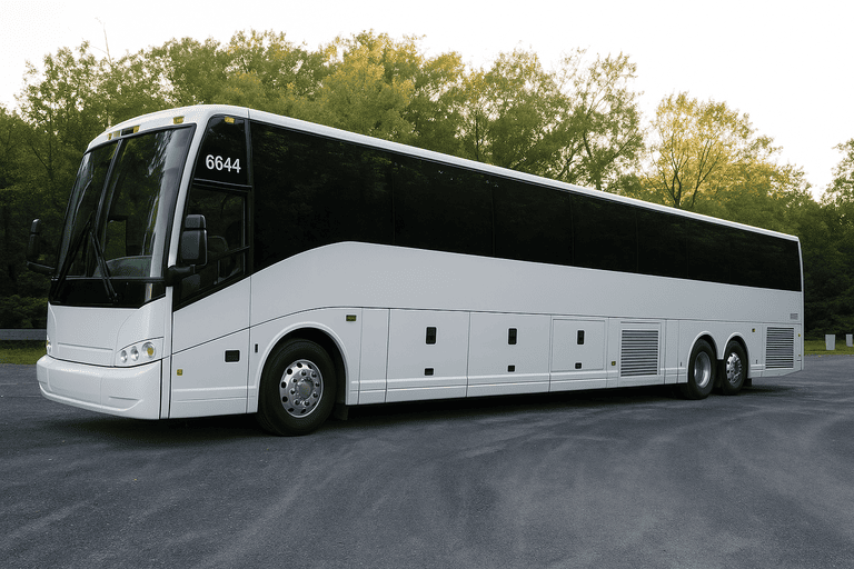 exterior of Roanoke Coach Bus Service coach bus