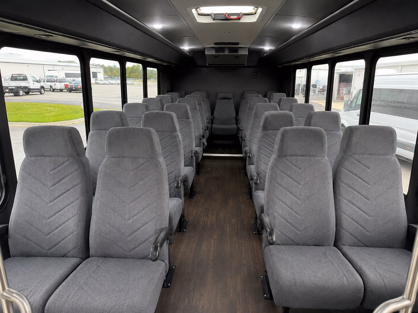 roanoke 15 passenger minibus interior