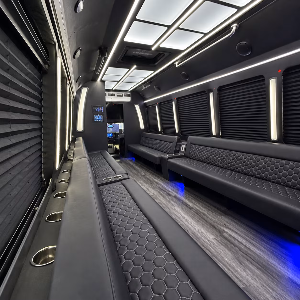 roanoke party bus interior