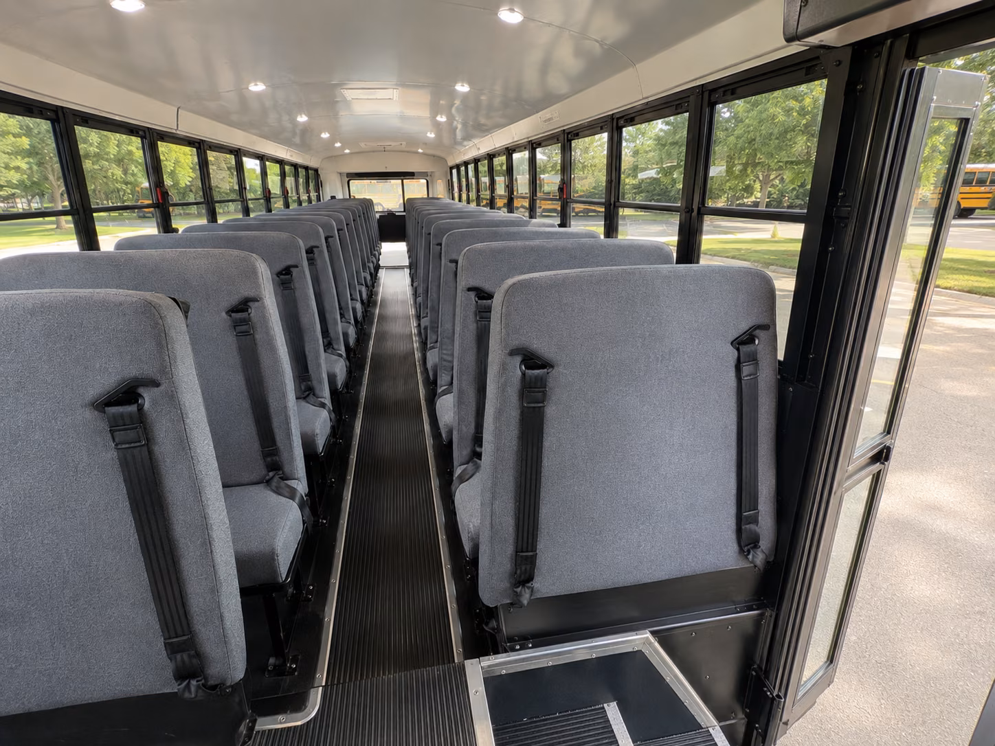 roanoke school bus inside