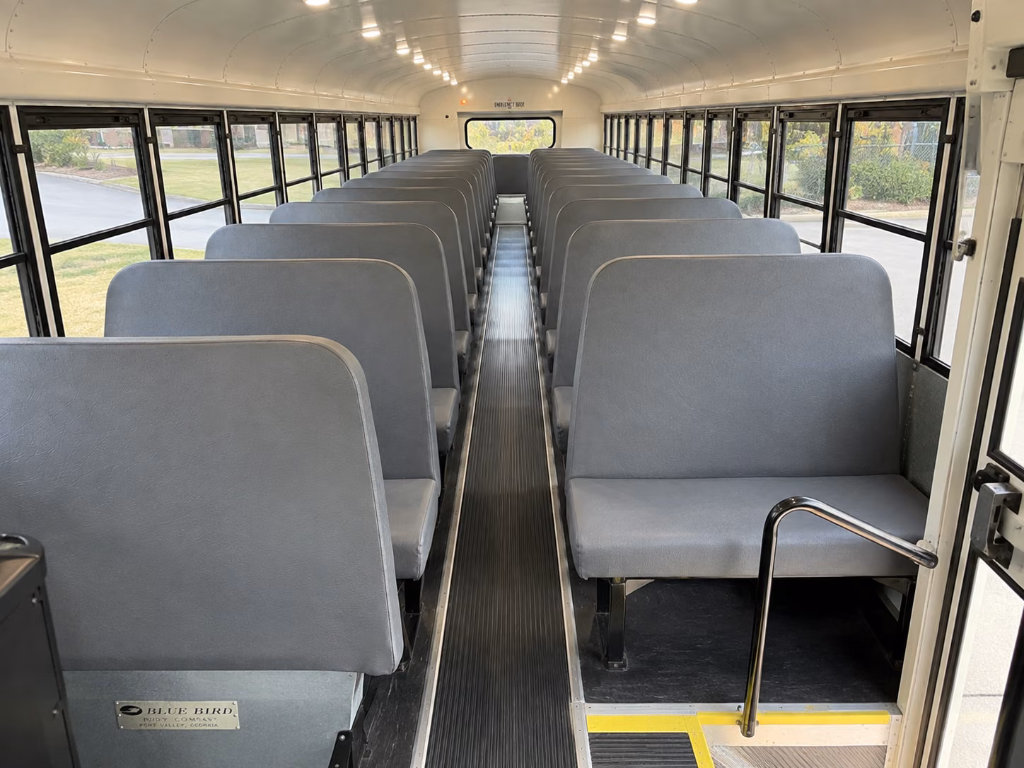 roanoke school bus interior