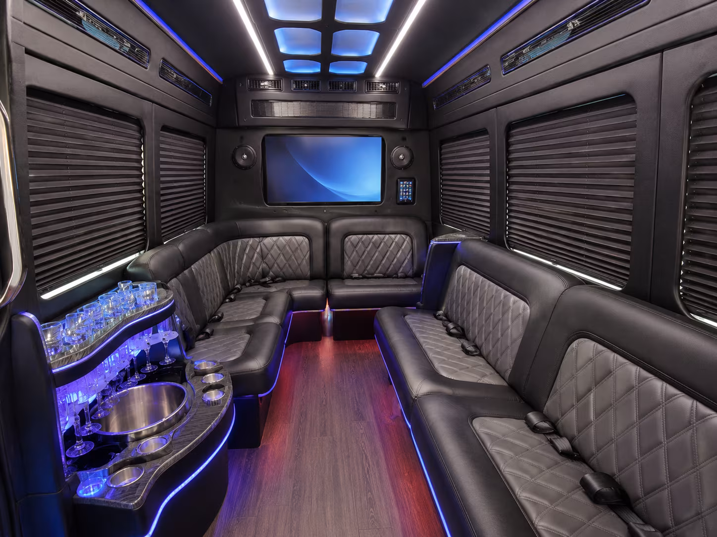 roanoke sprinter limousine inside