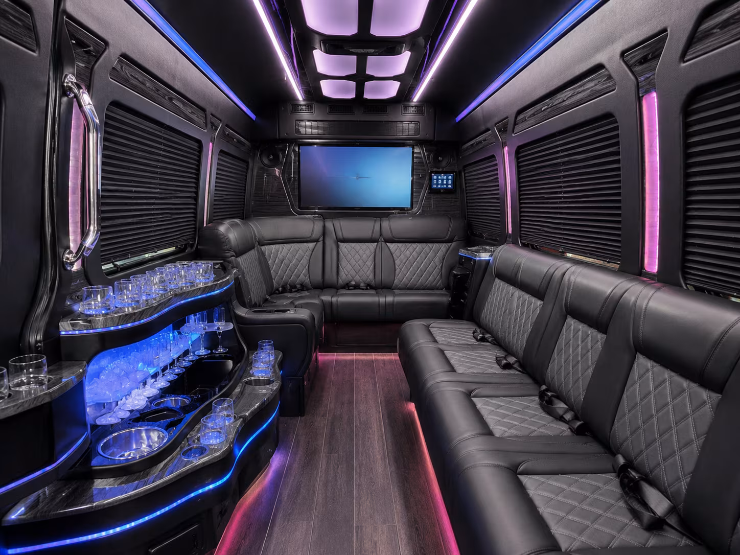 roanoke sprinter limousine interior