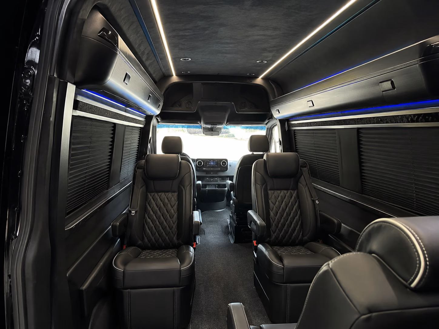 roanoke sprinter van with driver inside