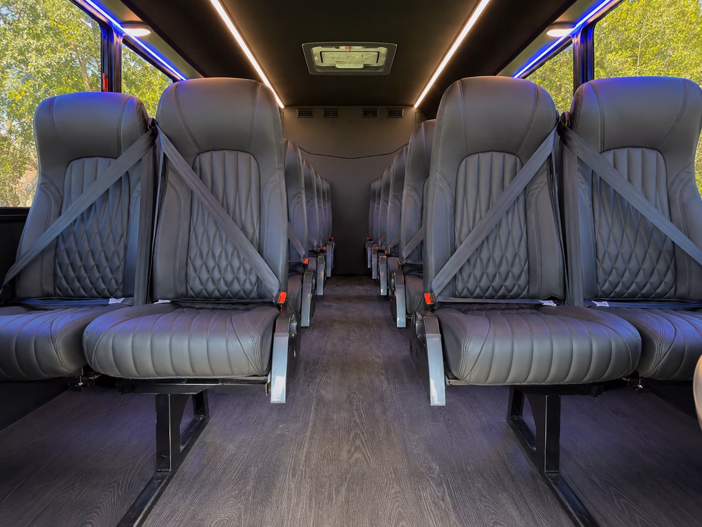 roanoke wedding transportation onboard seating