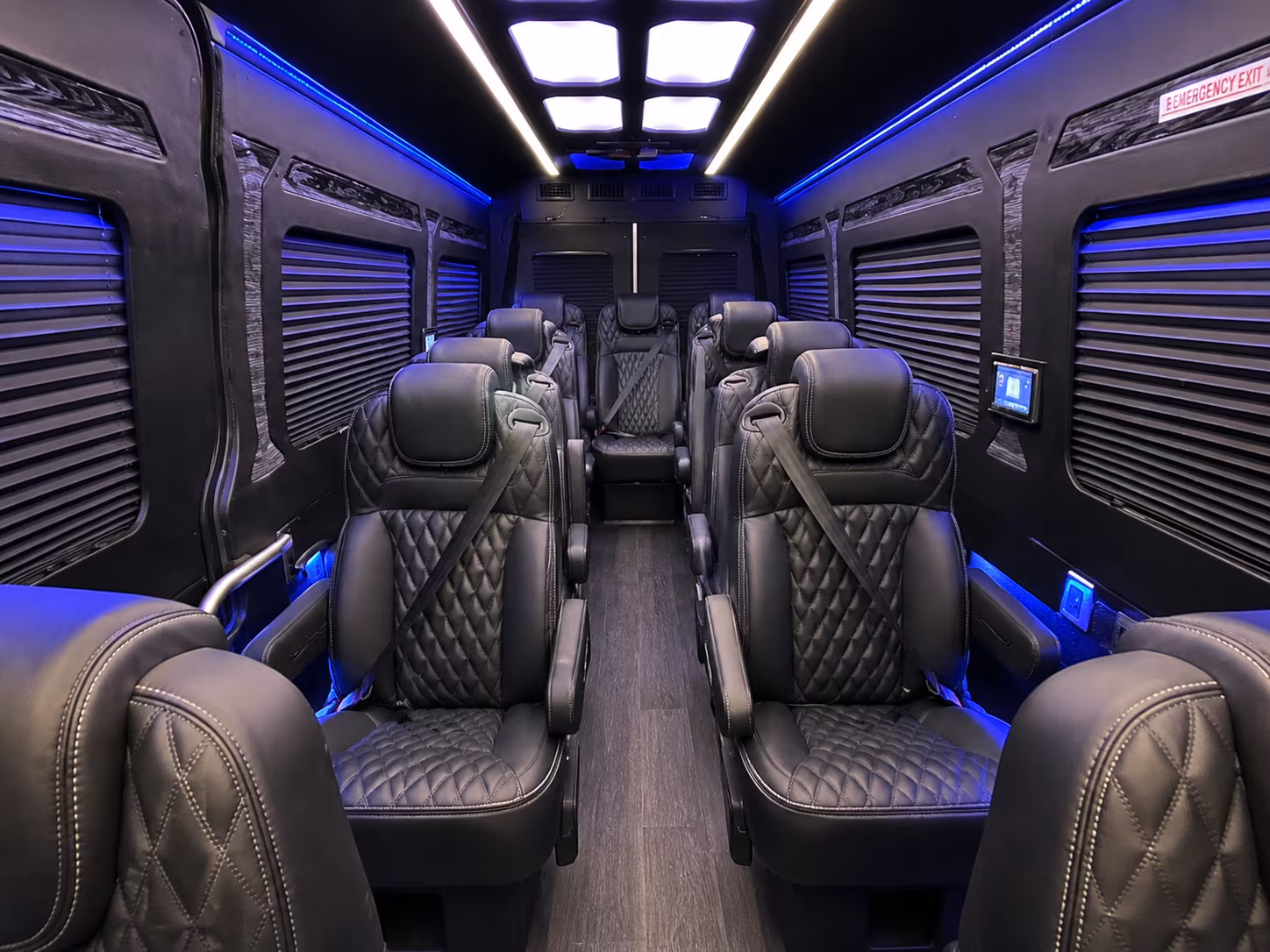 sprinter van with driver interior