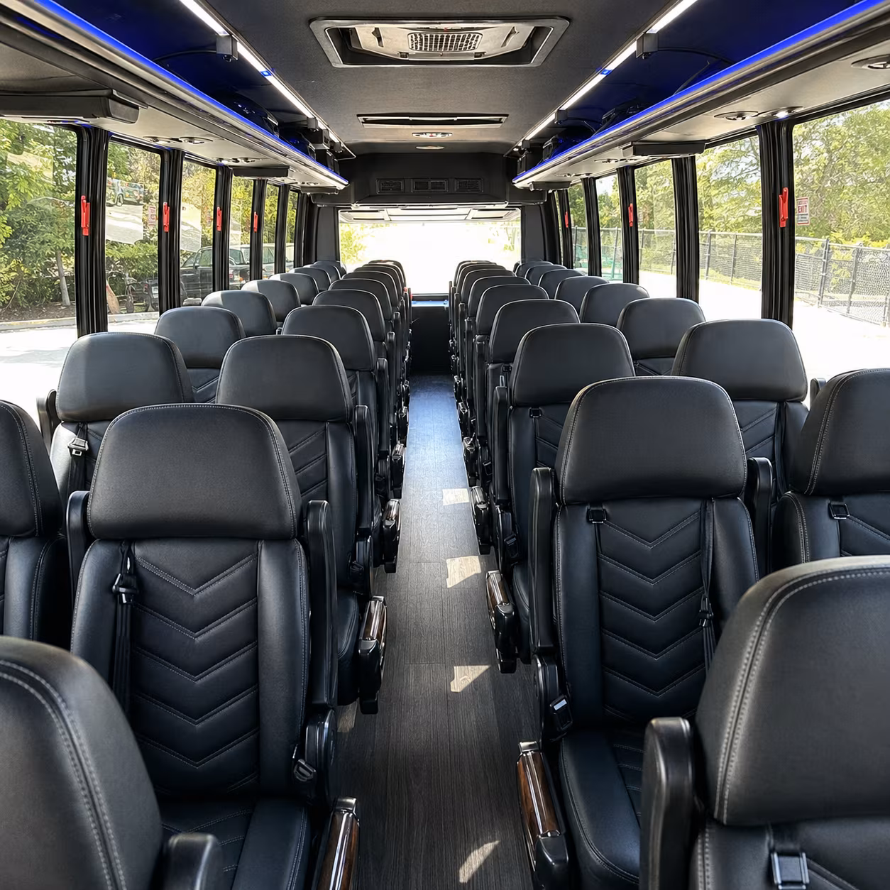 sprinter vans and shuttle buses for small roanoke wedding groups